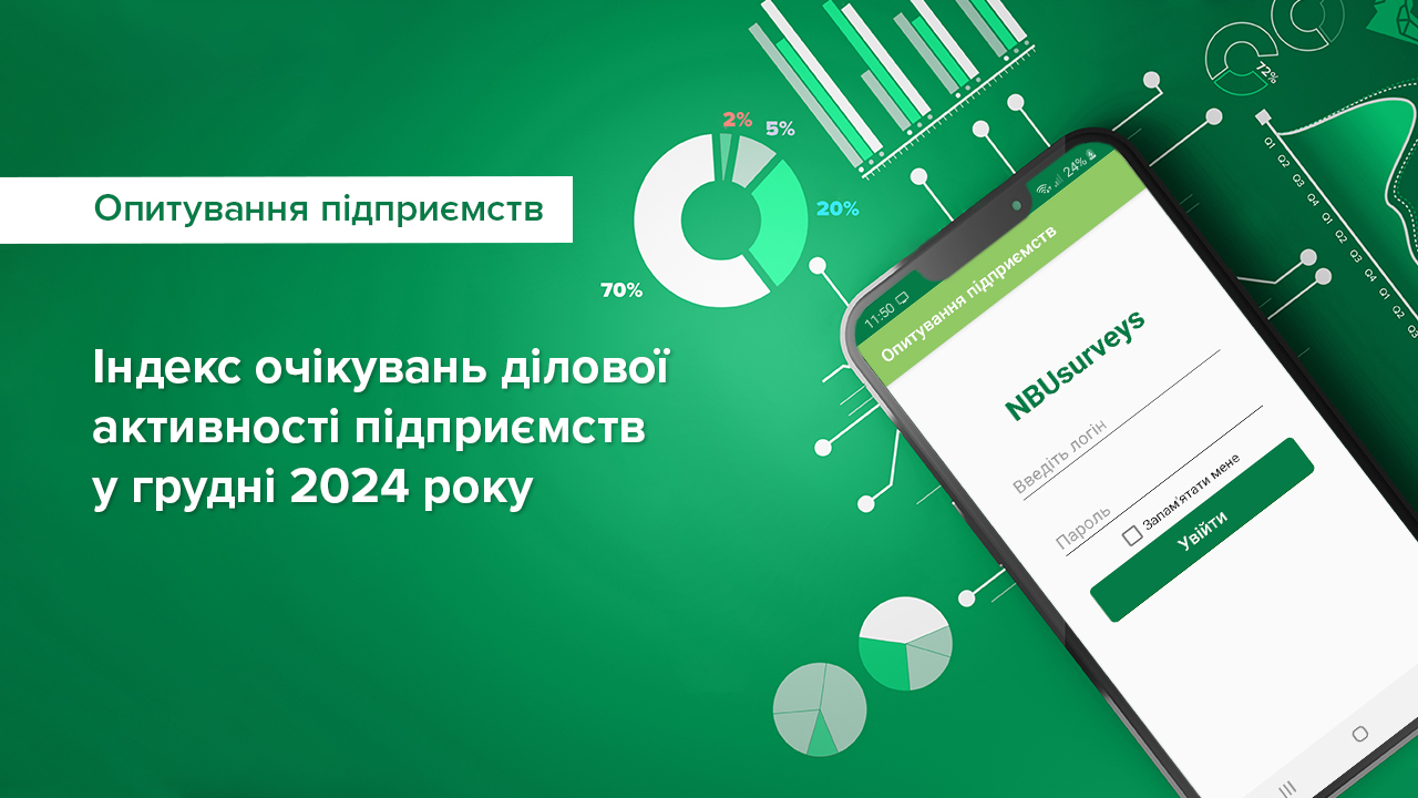 Бізнес сезонно послабив оцінки результатів своєї діяльності – підсумки опитування підприємств у грудні