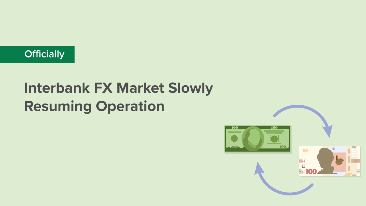 Interbank FX Market Slowly Resuming Operation