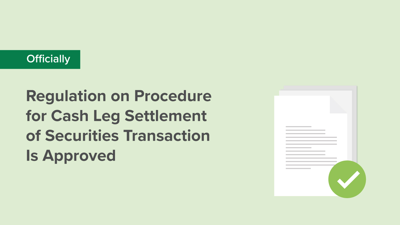 NBU Approves Procedure for Cash Leg Settlement of Securities Transactions