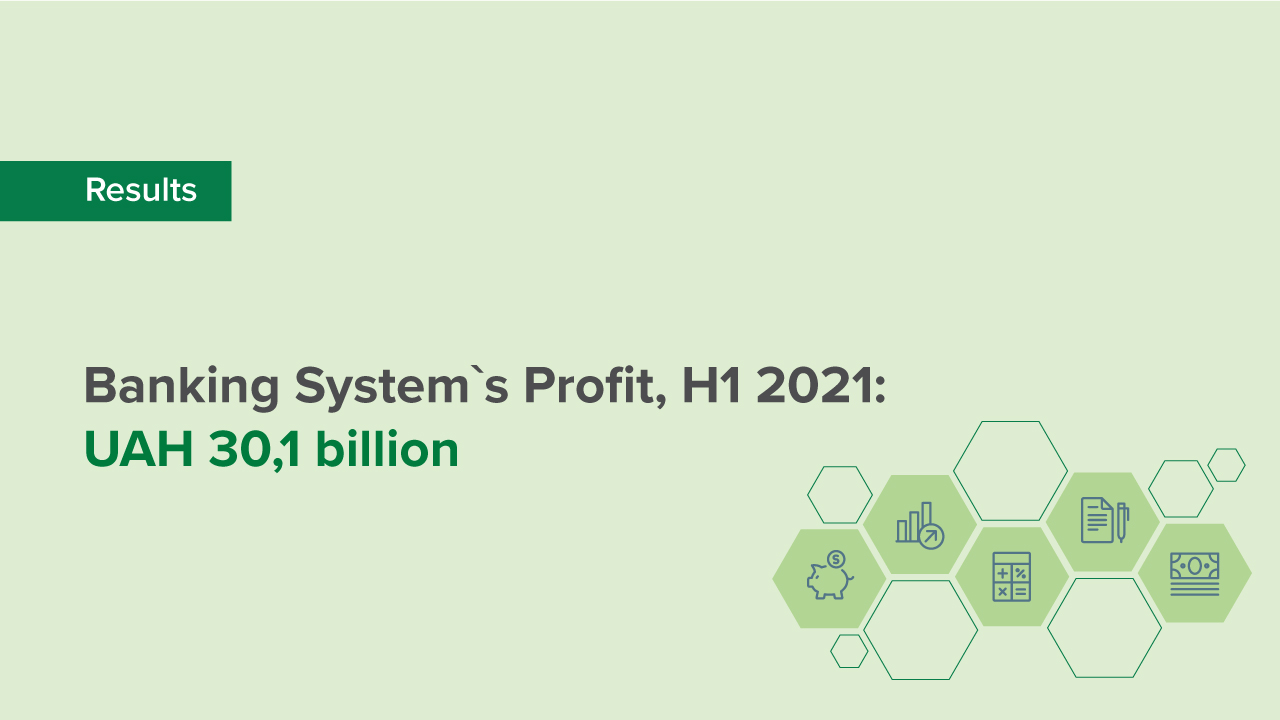 Banking System Profit Exceeded UAH 30 Billion in H1 2021