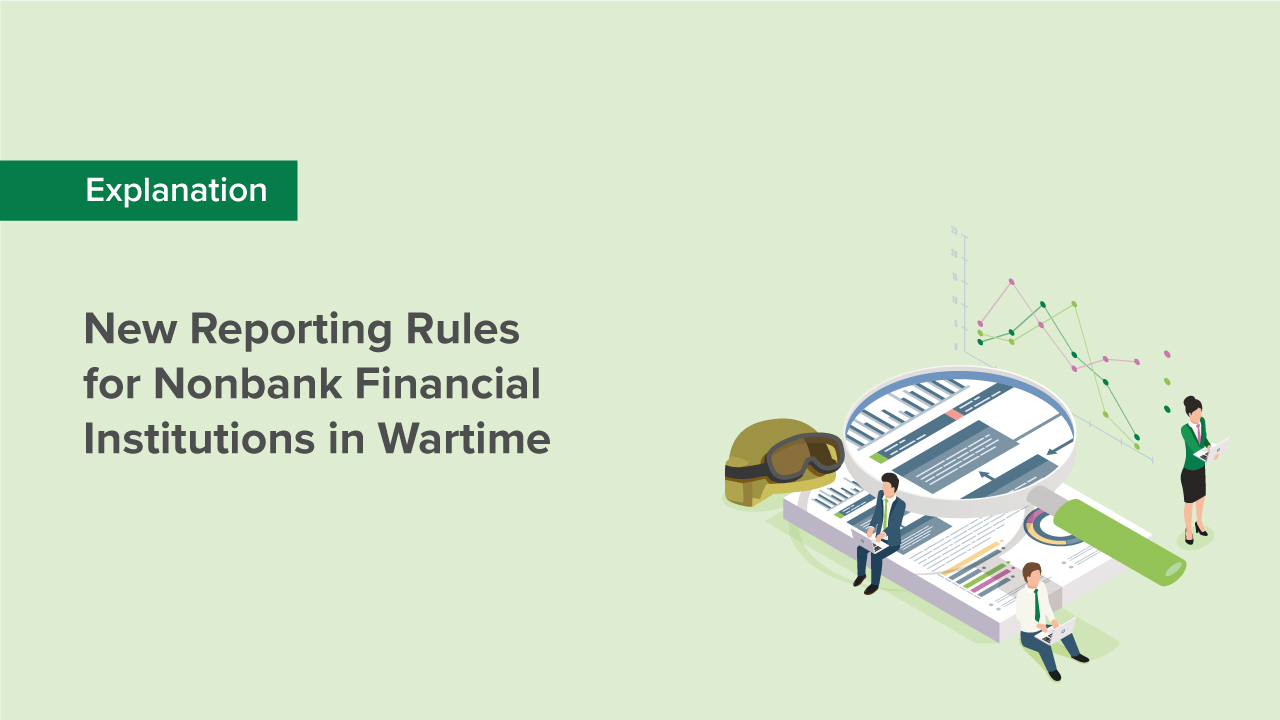 New Reporting Rules for Nonbank Financial Institutions in Wartime