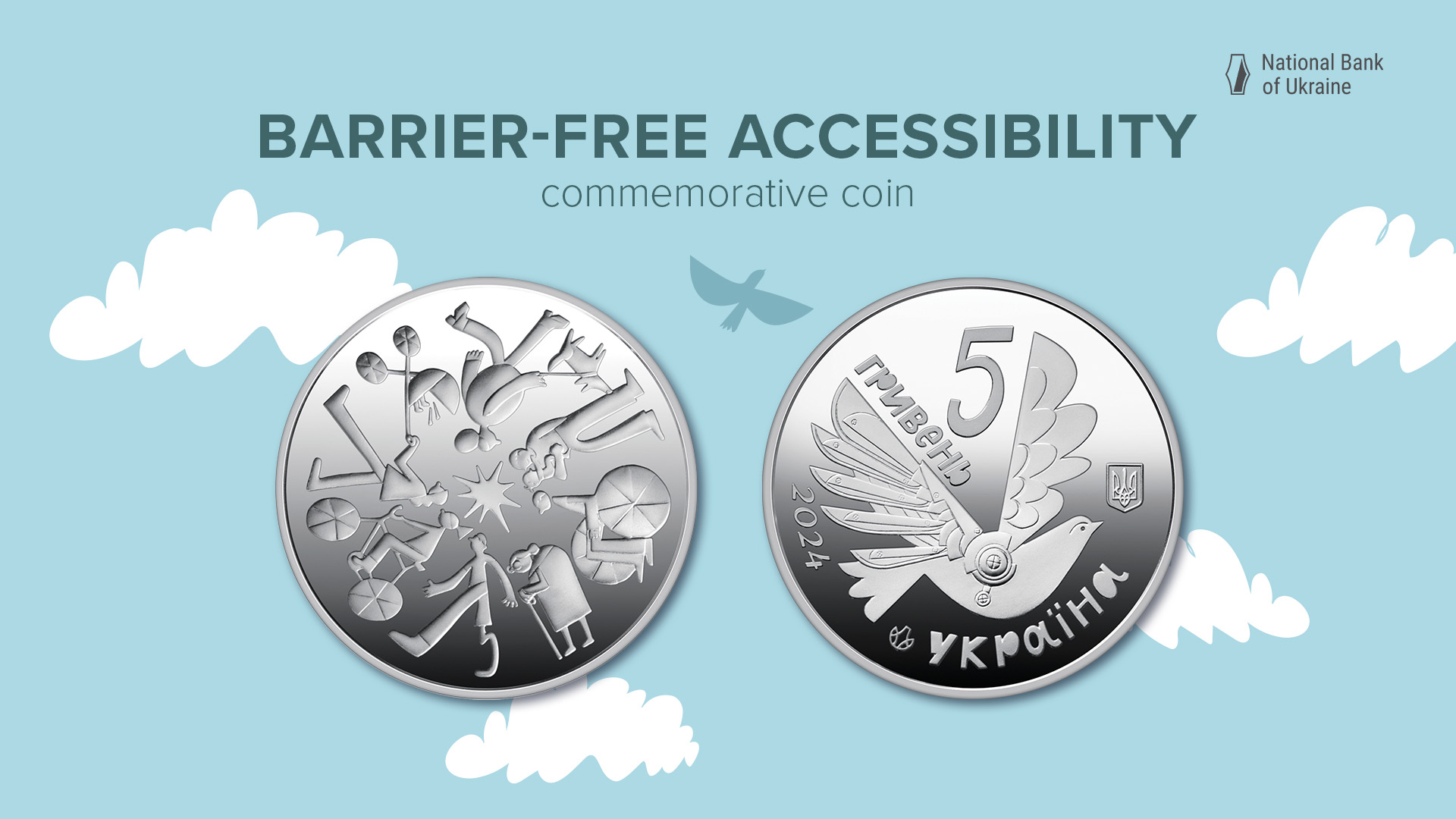 Philosophy of Barrier-Free Accessibility Is Now Carved in Metal: New Commemorative Coin from the NBU