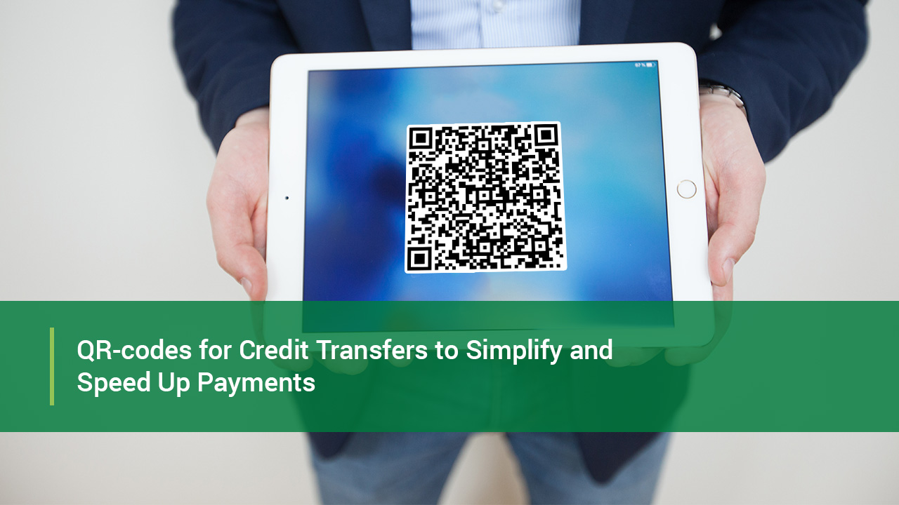 QR-codes for Credit Transfers to Simplify and Speed Up Payments