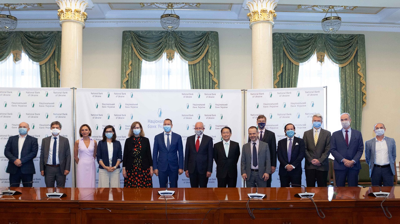 NBU Governor Kyrylo Shevchenko Holds First Meeting with G7 Ambassadors