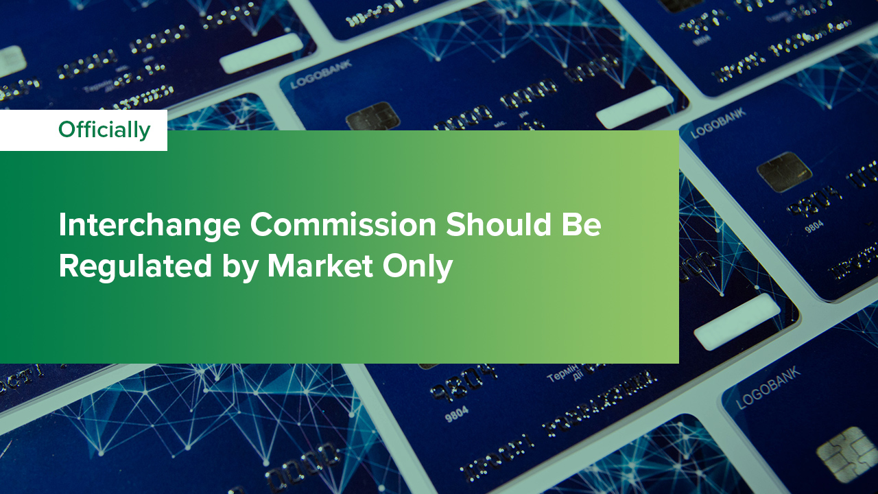Interchange Commission Should Be Regulated by Market Only