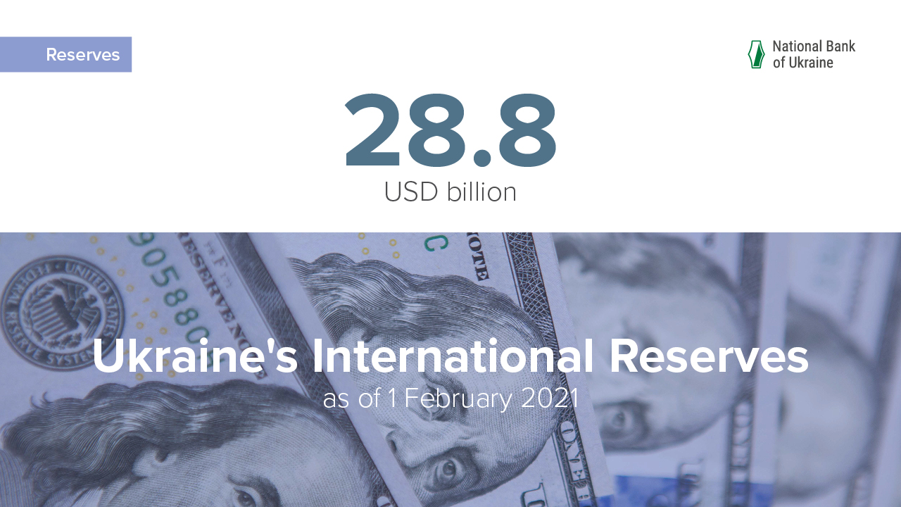 International Reserves at USD 28.8 Billion in January
