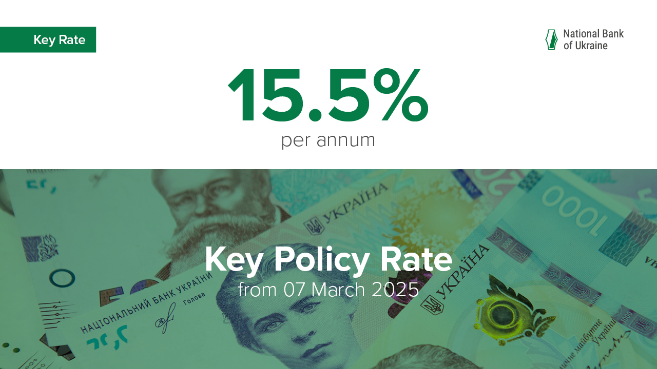 NBU Raises Key Policy Rate to 15.5%