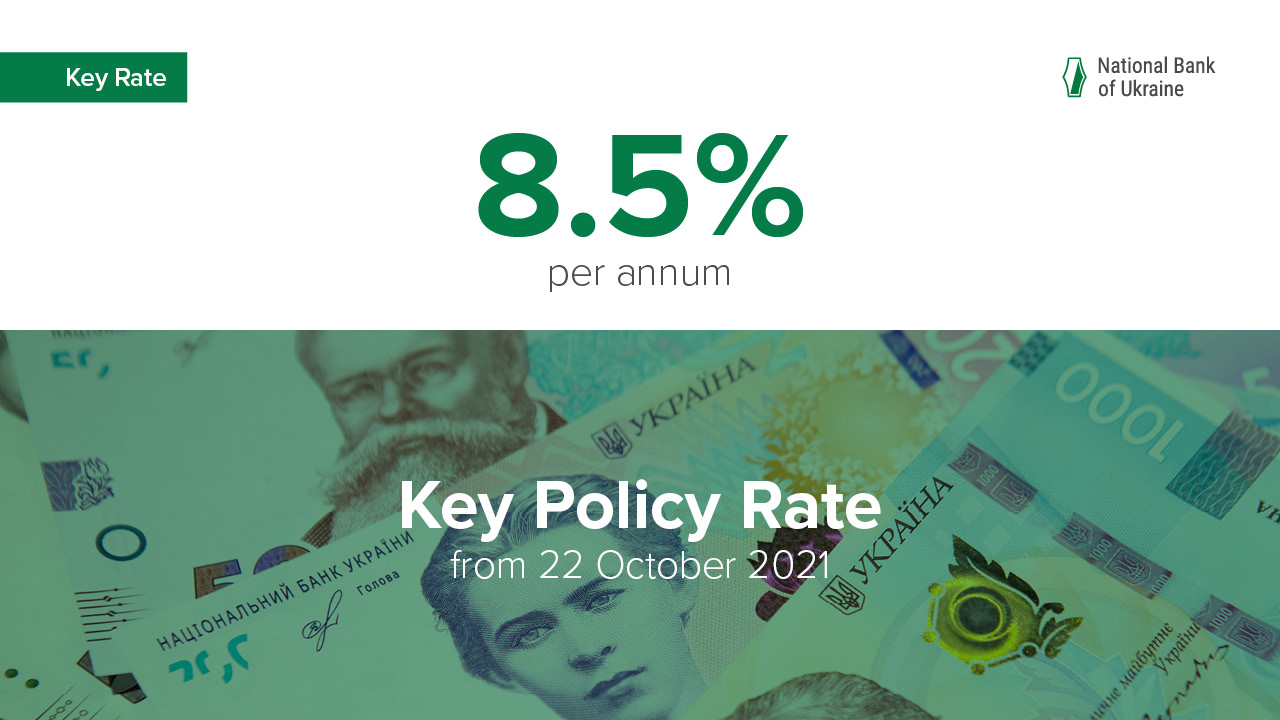 NBU Leaves Its Key Policy Rate Unchanged at 8.5%