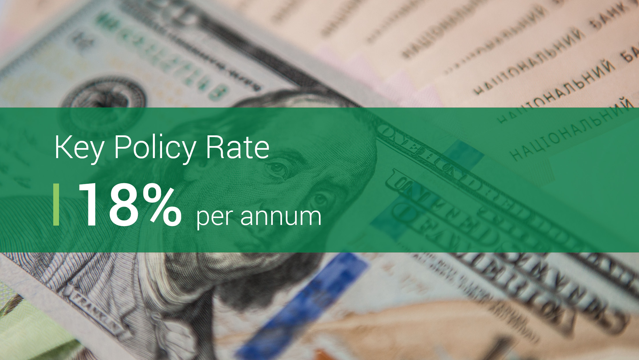 NBU Leaves Its Key Policy Rate Unchanged at 18%