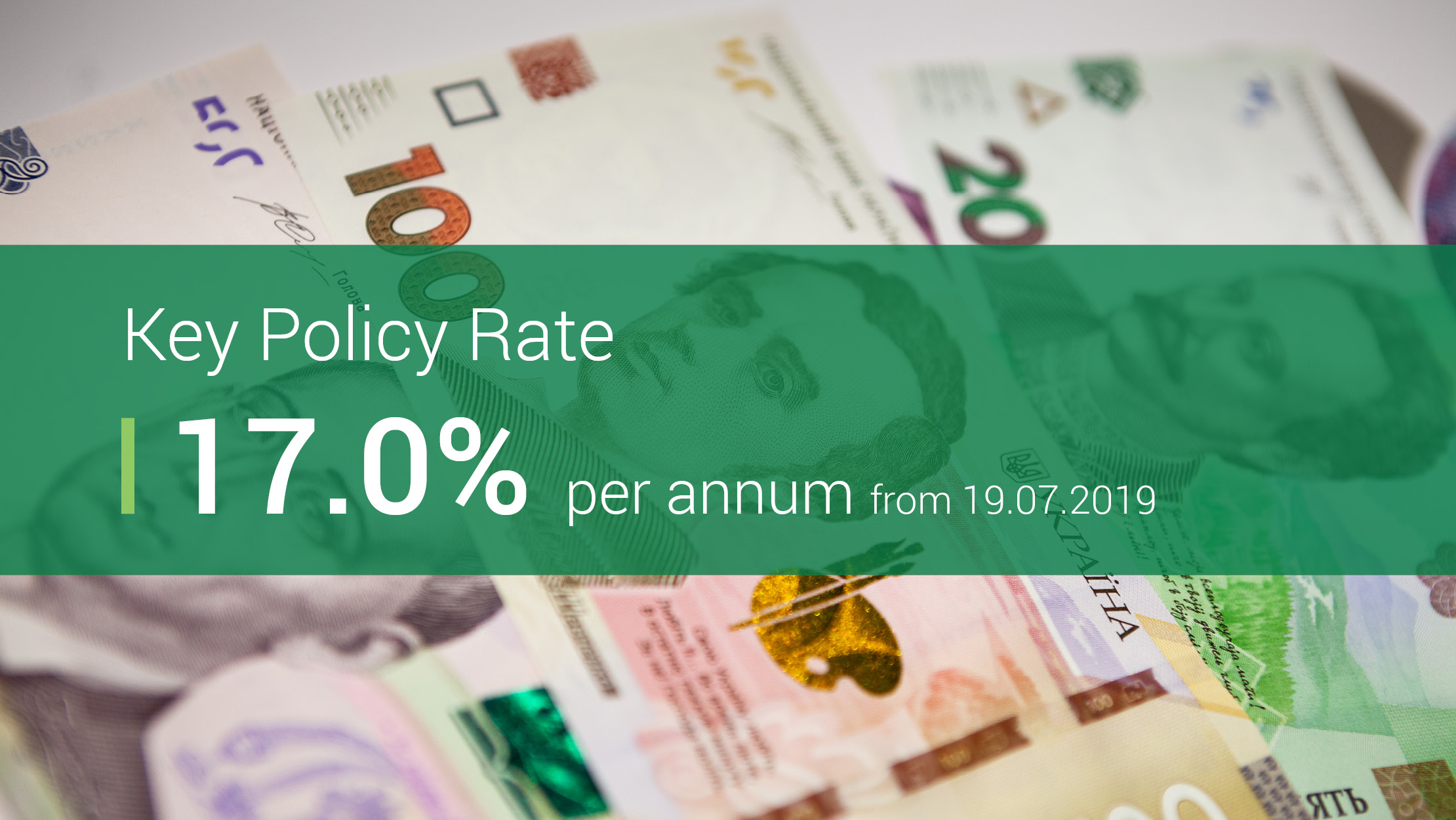 NBU Cuts the Key Policy Rate to 17.0%