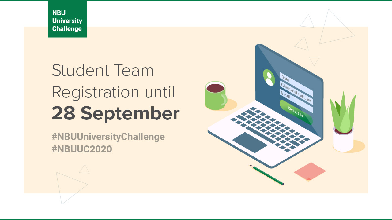 Student Team Registration for NBU University Challenge 2020 Starts