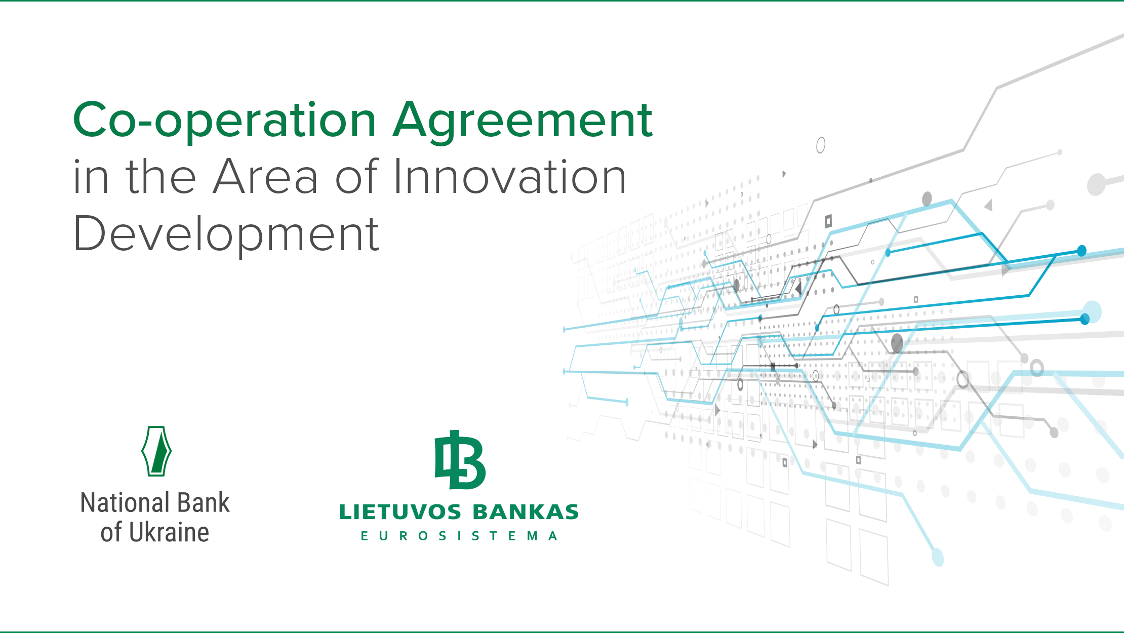 National Bank of Ukraine and Bank of Lithuania to cooperate in the area of innovation development