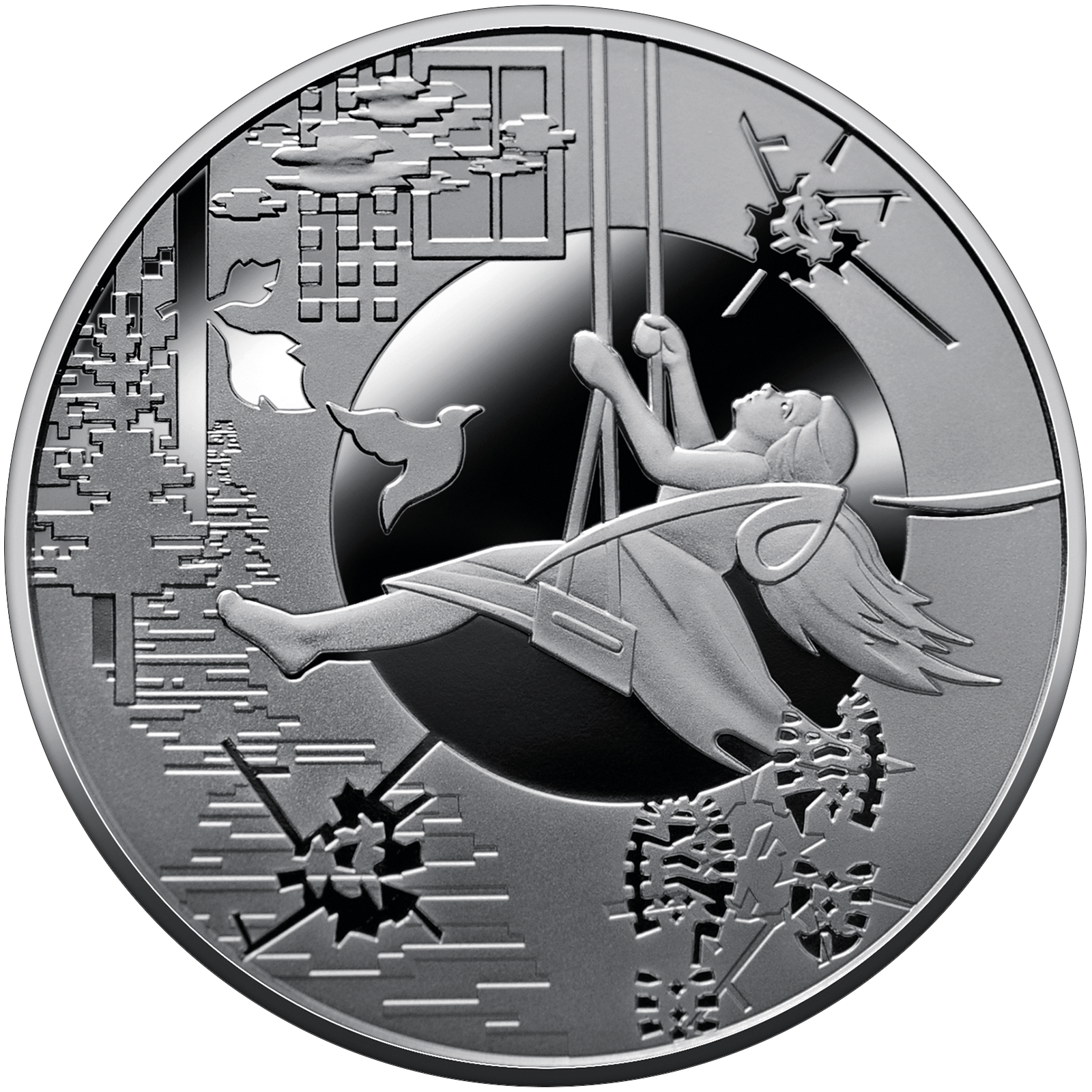 Пам`ятна медаль `Київщина. Міста героїв: Буча, Гостомель, Ірпінь` (реверс)