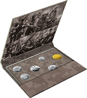 Набір `Монети України 2025` у сувенірному пакованні (реверс)